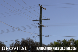 Crossing power lines at a street intersection