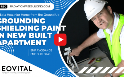 Video: How to use grounding tape on shielding paint in new apartment construction