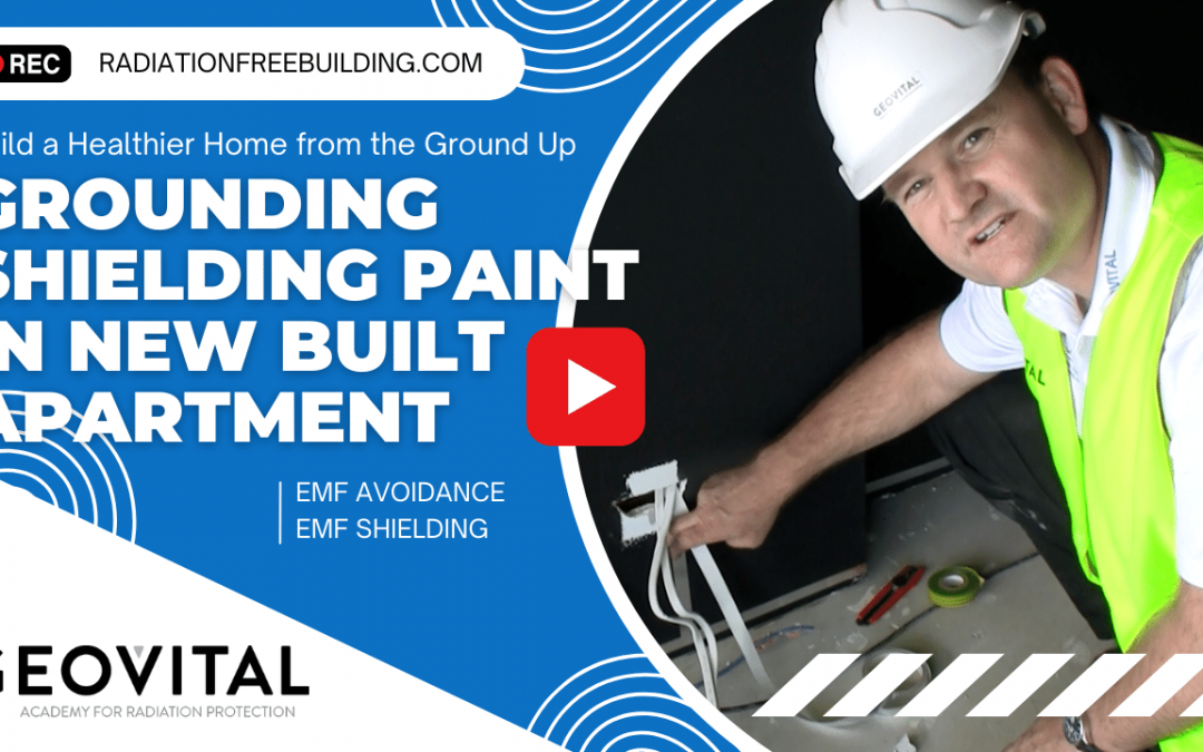 Video: How to use grounding tape on shielding paint in new apartment construction